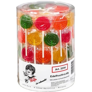 Küfa Edelfrucht Lolly Lutscher mit Fruchtgeschmack 100 Stück 1600g - Picture 1 of 1