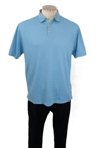 Tommy Bahama Short Sleeve Relaxed Fit Teal Blue Polo Shirt Men's XL/TG New - Bild 1 von 12