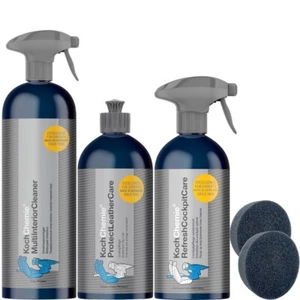 Innenraum Set 5- tlg Koch Chemie Innenraumreiniger,Leder-& RefreshCockpit 2xPad - Bild 1 von 5