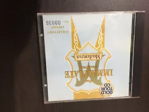 Madonna immaculate collection gold disc australian tour cd album numbered #09936 - Bild 1 von 7