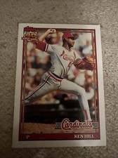 1991 Topps Ken Hill #591 - St. Louis Cardinals