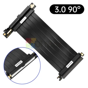 PCI-E 3.0/4.0 16x Riser Cable Graphics Card Extension Cable GPU Expansion Card - Picture 1 of 27