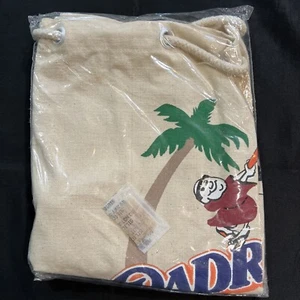⚾️Vintage MLB SAN DIEGO PADRES Canvas Bag Swinging Friar Baseball 1990's NIP ⚾️ - Picture 1 of 3