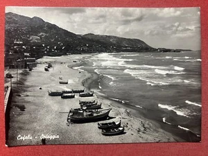 Cartolina - Cefalù ( Palermo ) - Spiaggia - 1957 - Picture 1 of 2