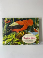 Retro/Vintage Brooke Bone Picture Cards Tropical Birds with Album 