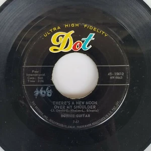 BONNIE GUITAR There a new moon over my shoulder MISTER FIRE EYES DOT 45 Q - Picture 1 of 4