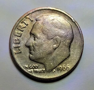 1966 Dime No Mint Mark *Errors* See Photos - Picture 1 of 8