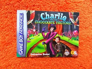 CHARLIE and the CHOCOLATE FACTORY - MANUAL original - nintendo game boy advance - Imagen 1 de 2