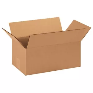 14x8x6 Shipping Boxes Mailing Packing Cardboard Box Corrugated Carton - Picture 1 of 1