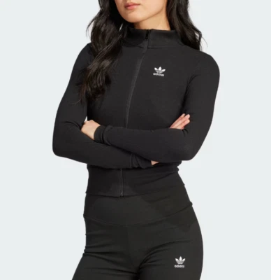 Chaqueta deportiva para mujer Adidas Originals Essential Rib AsiaFit JD5905 Foto 1 de 4