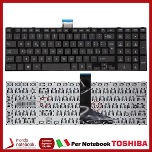 Tastiera Italiana TOSHIBA Satellite L50-A L50-D L50D-A L50D L50T L50T-A L55 - Afbeelding 1 van 1