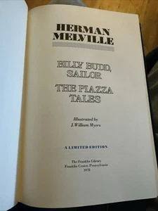 Franklin Library Limited Edition Herman Melville 1978 New - Bild 1 von 3