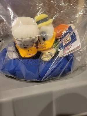 The Disney Store Bean Bag Plush Donald Duck 65th Anniversary Vintage Set NWT - Image 1 of 2