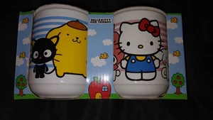 Hello Kitty And Friends Sanrio Ceramic Coffee Tea Cups Mugs Set Of Two 12 ounce - Picture 1 of 4