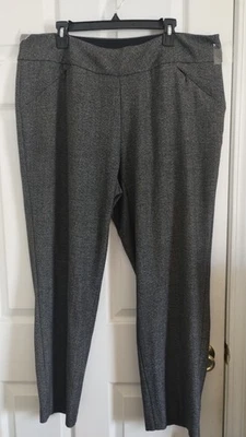 Plus Size Investments II Gray/Black Trousers, Size 18WS - Image 1 of 4
