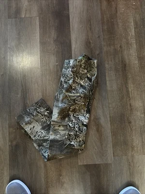 Mossy Oak Break Up Camouflage Camo Cargo Pants Boys Youth Size 8 Med - Image 1 of 4