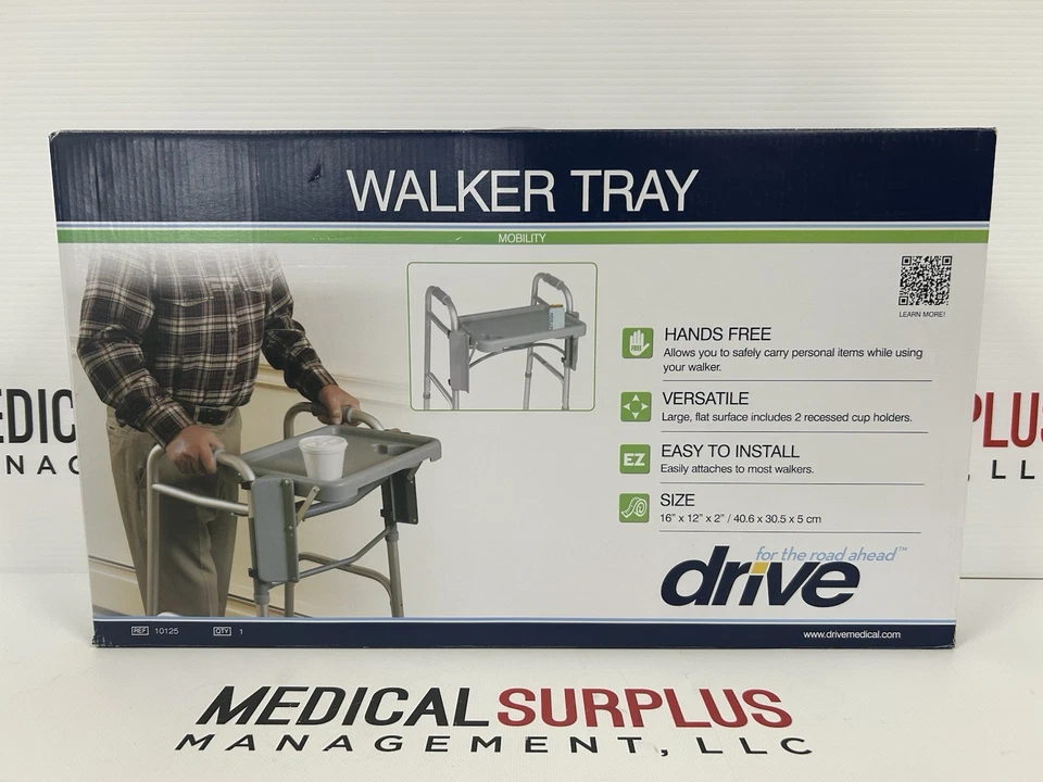 Drive Medical 10125 Walker Tray (DRV10125)