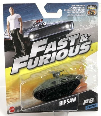 Hot Wheels Ripsaw Fast & Furious 8 Series - FCF57 22/32 NRFP Olive Green 1:55 - Image 1 of 4