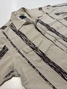 Vintage Wrangler Shirt Mens Large Aztec Southwestern Pearl Snap Western 90s - Picture 1 of 5