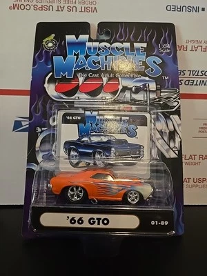 ⭐️ Muscle Machines 1966 Pontiac GTO 1:64 Scale Die Cast Hot Rod - 01-89 - Image 1 of 4