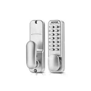 Mechanical Keyless Entry Door Lock, 14 Key Mechanical Door Lock, Mechanical Keyp - Picture 1 of 2