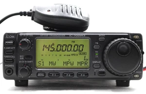 MARS MOD ICOM IC-706 MKII HF/VHF Transceiver 100W + Mic Good Cond. - Picture 1 of 14