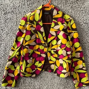 Women’s Ideology Multicolor Blazer Size 8 - Picture 1 of 8