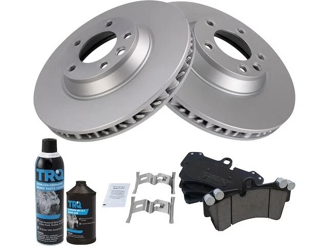 Kit de pastillas de freno delanteras y rotor para Audi Q7 2007-2015 2008 2009 2010 2011 XK583MQ Foto 1 de 1