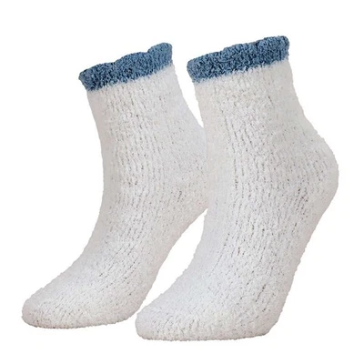 1/2/4Pairs Women Socks Super Soft Winter Cozzy Fuzzy Warm Non-Skid Slipper Socks - Image 1 of 4