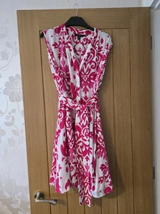 Pretty Lipsy London Pink Floral Dress UK Size 16 - Picture 1 of 7