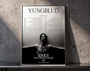 Yungblud North America 2026 Poster  Idols The World Tour Print  Alternative Rock - Picture 1 of 8