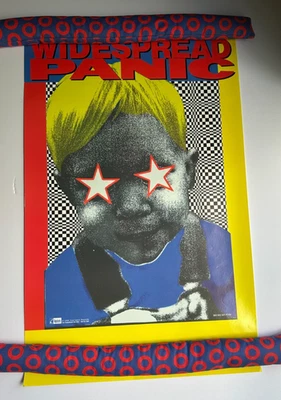 Póster promocional de Widespread Panic 1996 Capricorn Records Foto 1 de 3