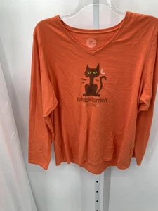 LONG SLV SHIRT NOBODY'S PURRFECT - Picture 1 of 2