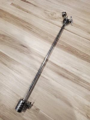 Braço de lança vintage anos 70 Slingerland prato com contrapeso, 28" comprimento do eixo - Imagem 1 de 4