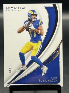 2024 Panini Immaculate Collection Football Puka Nacua Los Angeles Rams /99 - Picture 1 of 12