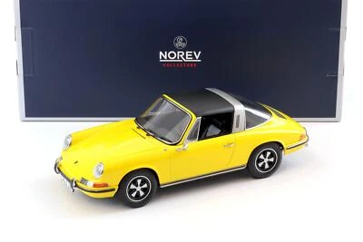 1:18 NOREV Porsche 911 E Targa 1969 Giallo 187643 - Immagine 1 di 4
