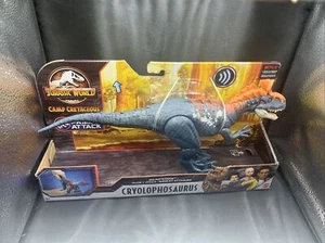 NEW Mattel Jurassic World Park Sound Strike Cryolophosaurus Camp Cretaceous - Picture 1 of 5