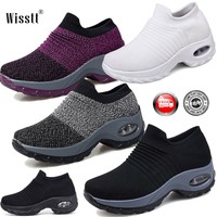 women's breathable air cushion leisure shock sneakers