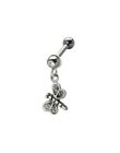316L Surgical Steel Ear Cartilage Helix Tragus Ring Stud Dragonfly Dangle 16G