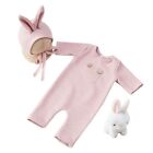 Baby Costume Hat & Jumpsuits Rabbit Doll Photo Clothing Set Shower Gift