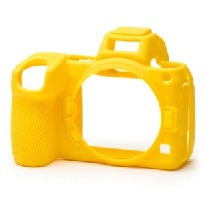 Camera silicone cover Black for Nikon Z6II/Z7II Yellow + Screen Protectors. - Picture 1 of 8