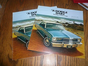 Dodge Dart 1976 folleto de ventas - vintage - Chrysler Mopar - dos - Imagen 1 de 5