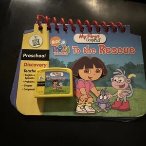 LeapFrog MyFirst LeapPad Dora the Explorer To The Rescue cartridge & Book - Picture 1 of 6