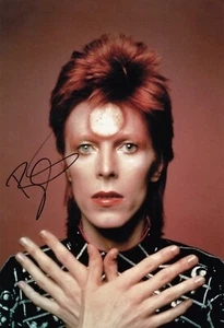 David Bowie w/reproduction signature archival quality, 003 - Picture 1 of 3