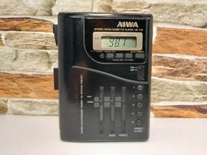 AIWA HS-T55 FM/AM STEREO RADIO CASSETTE PLAYER - Imagen 1 de 8