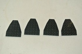 LEGO: 4x corner plate 7 x 6 - ref 2625 black - set 5935 5956 6598 4483 6977