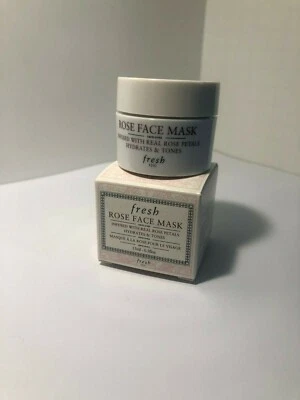 Fresh Rose Face Mask  Rose Petals Hydrates & Tones 0.5 oz Travel NIB NEW - Image 1 of 2