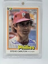 Steve Carlton 2004 Donruss Recollection 1981 AUTO (09/29) Philadelphia Phillies
