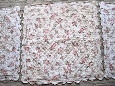 3 ALMOHADAS ROSAS ROSAS ROSA COLECCIÓN CHANDLER EURO SHAMS Foto 1 de 4