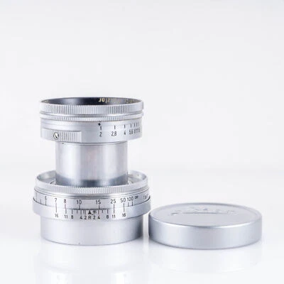 LEITZ Leica Summitar L39 50mm/F2.0 Silver Lens Yr.1951 LTM Germany #11083 - Image 1 of 4